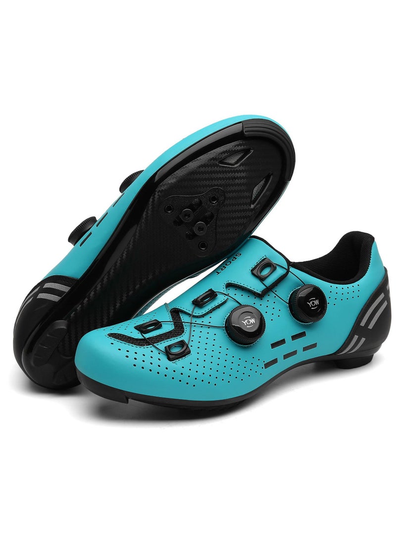 KUYING New Type of Road Lock Cycling Shoes Hard Sole Mountaineering Shoes Racing Sports Shoes 