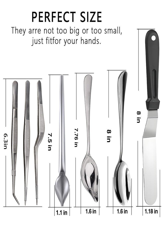 Pinovk 7 Piece Stainless Steel Culinary Specialty Tools Set for Professional Chefs and Home Cooks - Image 2