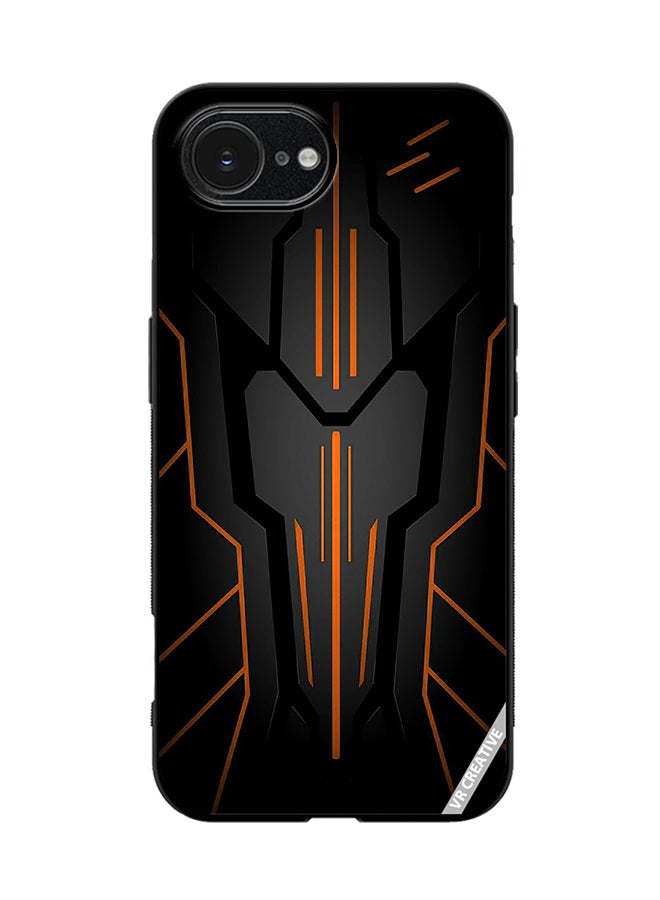 VR CREATIVE Protective Case Cover For Apple iPhone 16e Black Sark Design Multicolour