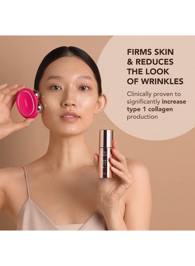 فوريو مصل Supercharged 2.0 - جل موصل للتيار الكهربائي الدقيق - مصل حمض الهيالورونيك للوجه - سكوالين - مجدد ومرطب - نباتي وخالٍ من القسوة - لجميع أنواع البشرة - 1 أونصة سائلة - Image 2