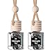 CE Craft Co Hanging Car Air Freshener Diffuser 2 Pack Long Lasting Fragrance Oil Car Freshener Glass Bottle Auto Air Freshener Made in USA Midnight Ice - Image 2