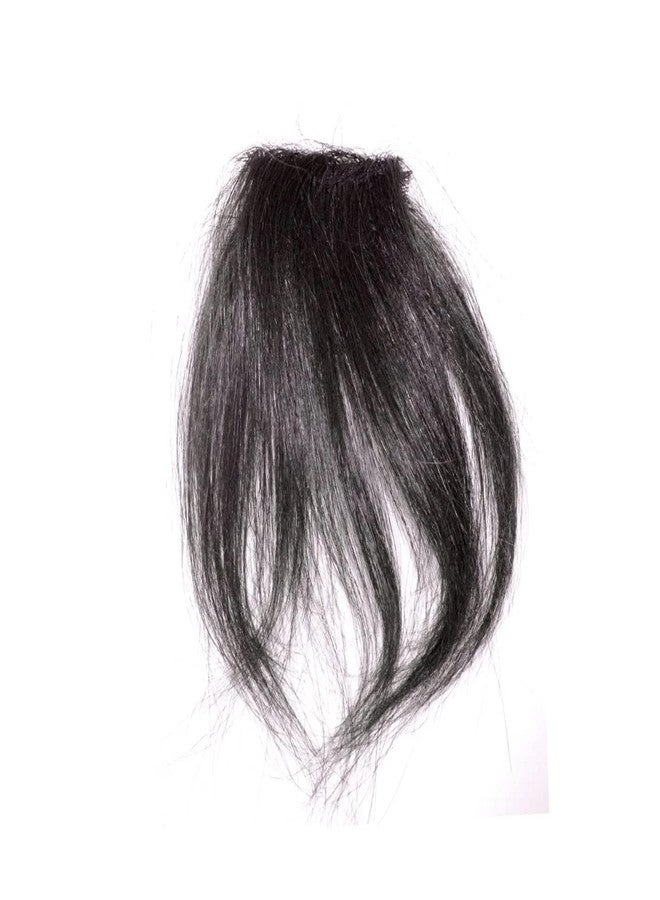 GLAN Front Bangs Hair Extensions Clip on Hair Extensions For Women Hair Bangs Front Hair Extensions for Girls Fringes Hair Extensions Natural Black Brown - Image 2