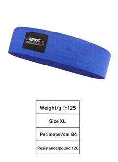 Generic Exercise Band, Fitness Band 120lbs Resistance Band Workout Band Resistance Loop Working Out Glute Band Squat Band Elastic Stretch Band for Trainers, Bootcamp, Gym for Men and Women (Dark Blue)  - Image 1