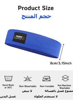 Generic Exercise Band, Fitness Band 120lbs Resistance Band Workout Band Resistance Loop Working Out Glute Band Squat Band Elastic Stretch Band for Trainers, Bootcamp, Gym for Men and Women (Dark Blue)  - Image 2