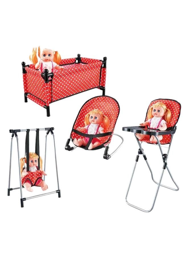 OKO 3-in-1 Baby Play House – Red - Image 1