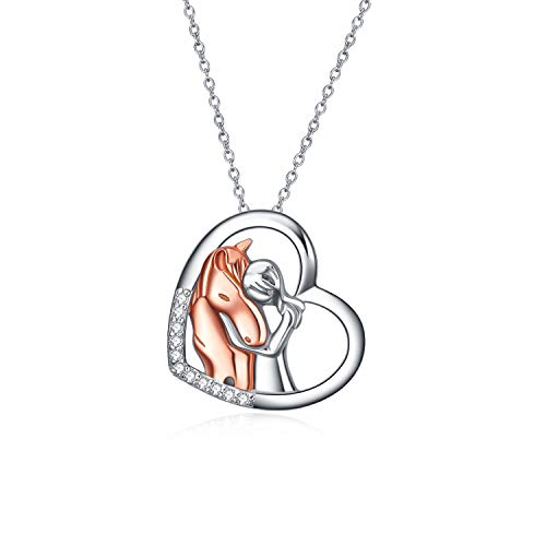YFN Horse Necklace - Sterling Silver Equestrian Pendant Jewelry - Image 3