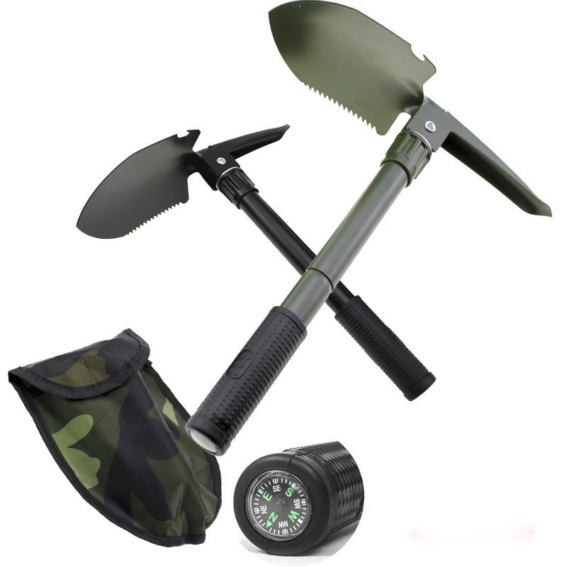 New Store Welfare Outdoor Shovel - Multi-Functional Folding Military Shovel for Camping, Car Emergency &  More - Image 3