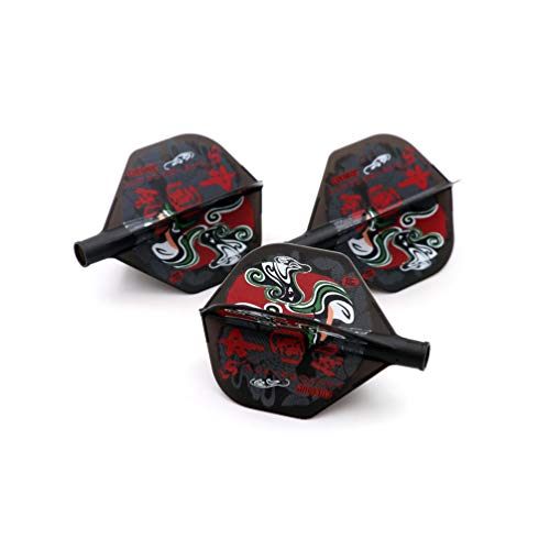 CUESOUL TERO AK4 Dart Flights Standard Shape,Peking Opera Design,Set of 3 pcs - Image 2