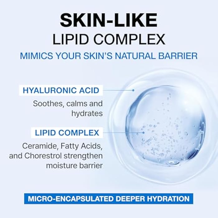 PHYSIOGEL Facial Moisturizer, Provides 120-hour Lasting Hydration Korean Skin care, Fragrance Free, Strengthens Skin Barrier, Lightweight Cream for Sensitive Skin, Ceramide, Squalane, 1.7 fl.oz - Image 4