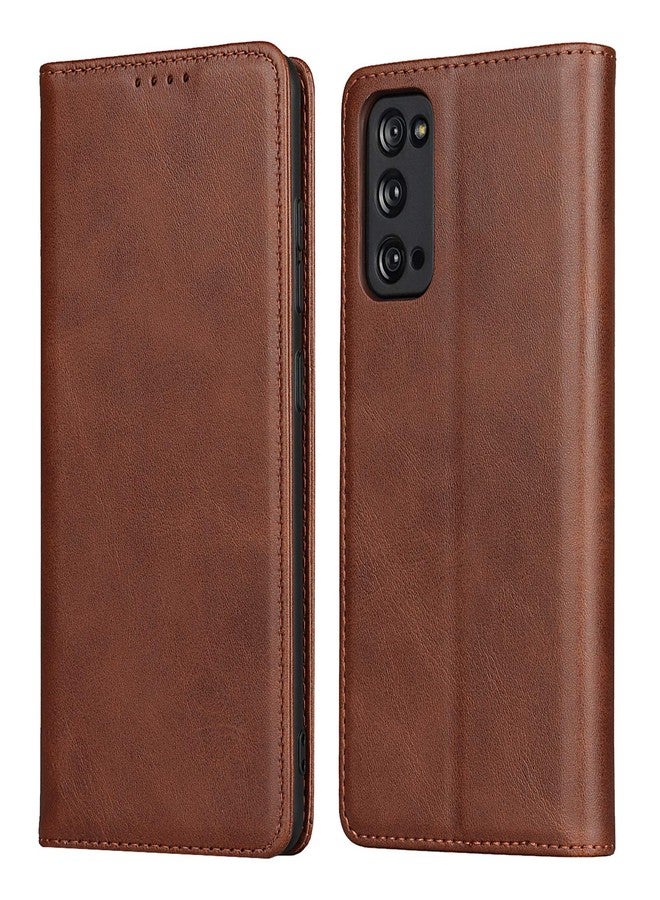 Jaorty for Galaxy S20 FE Wallet Case,Premium PU Leather Flip Folio Case with Card Slots,Cash Pocket,Kickstand with Magnetic Closure for Samsung Galaxy S20 FE (2020 Release) 6.5 Inch,Brown - Image 1