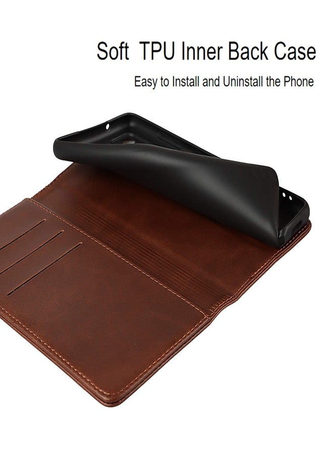 Jaorty for Galaxy S20 FE Wallet Case,Premium PU Leather Flip Folio Case with Card Slots,Cash Pocket,Kickstand with Magnetic Closure for Samsung Galaxy S20 FE (2020 Release) 6.5 Inch,Brown - Image 5
