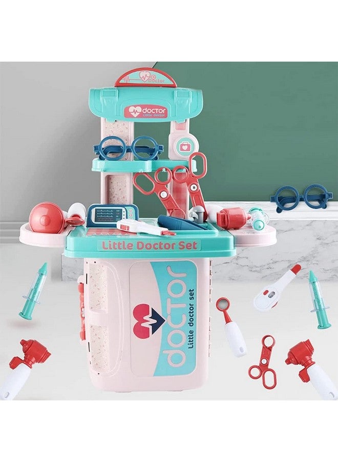 Goyal's Doctor Play Set for Kids 3 in 1 Carry Along Pretend Role Play Toy Made in India Portable Learning Toy for Kids Boys (Multicolor) - Image 1