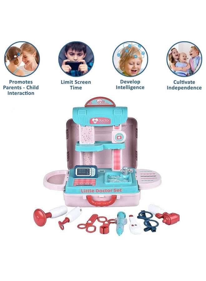 Goyal's Doctor Play Set for Kids 3 in 1 Carry Along Pretend Role Play Toy Made in India Portable Learning Toy for Kids Boys (Multicolor) - Image 3