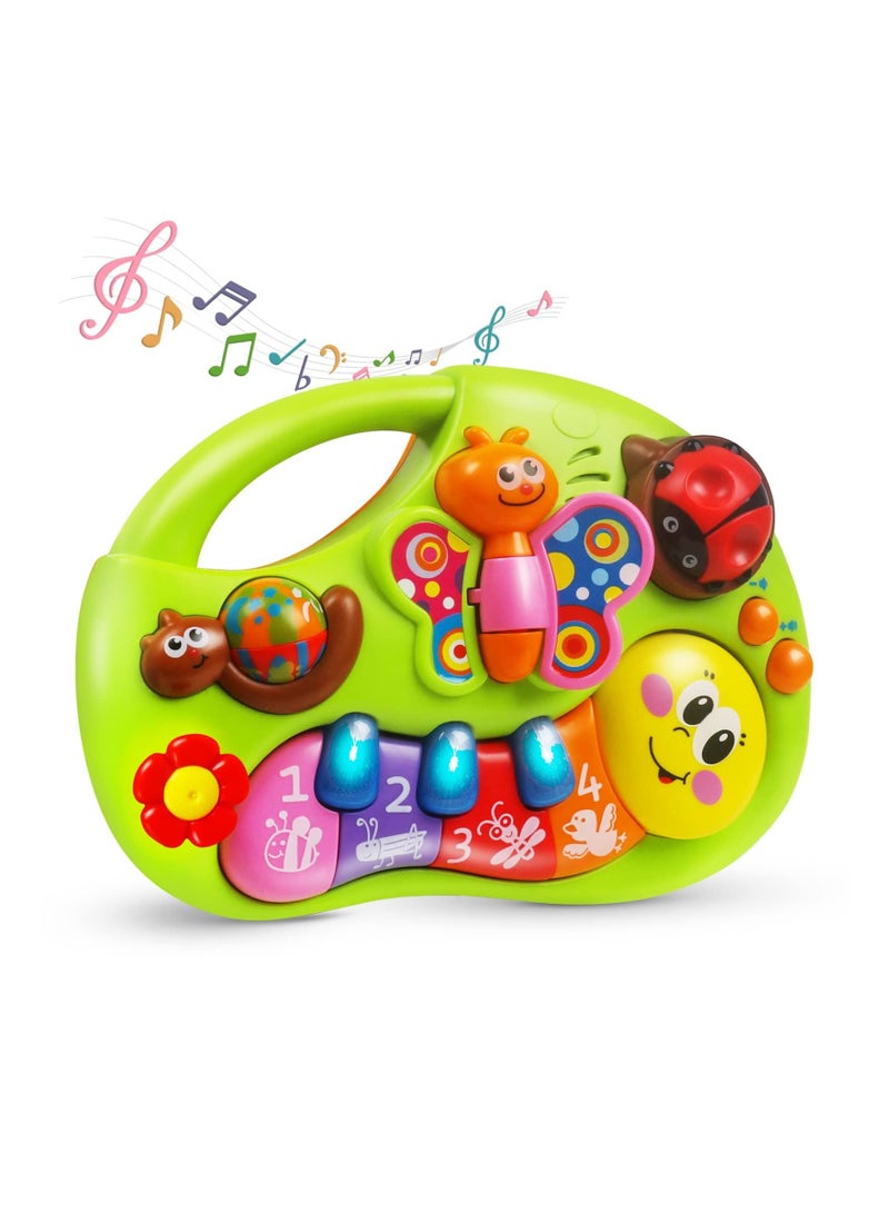Y&D Baby Piano Toys Musical Toys, for 6 to 12 Months Toddler Music Light Up Infant Educational Sensory Toy Babies 3-6 Early Learning baby Game  - Image 1