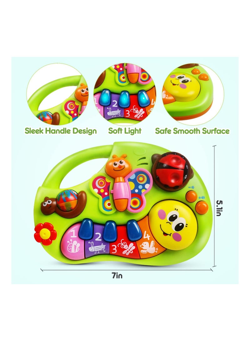 Y&D Baby Piano Toys Musical Toys, for 6 to 12 Months Toddler Music Light Up Infant Educational Sensory Toy Babies 3-6 Early Learning baby Game  - Image 5
