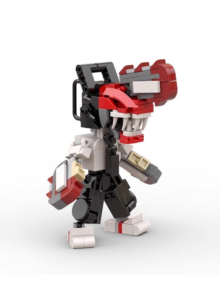 General Compatible with LEGO Chainsaw Man BrickHeadz 3D peripherals Demon Bopochita toy  - Image 3
