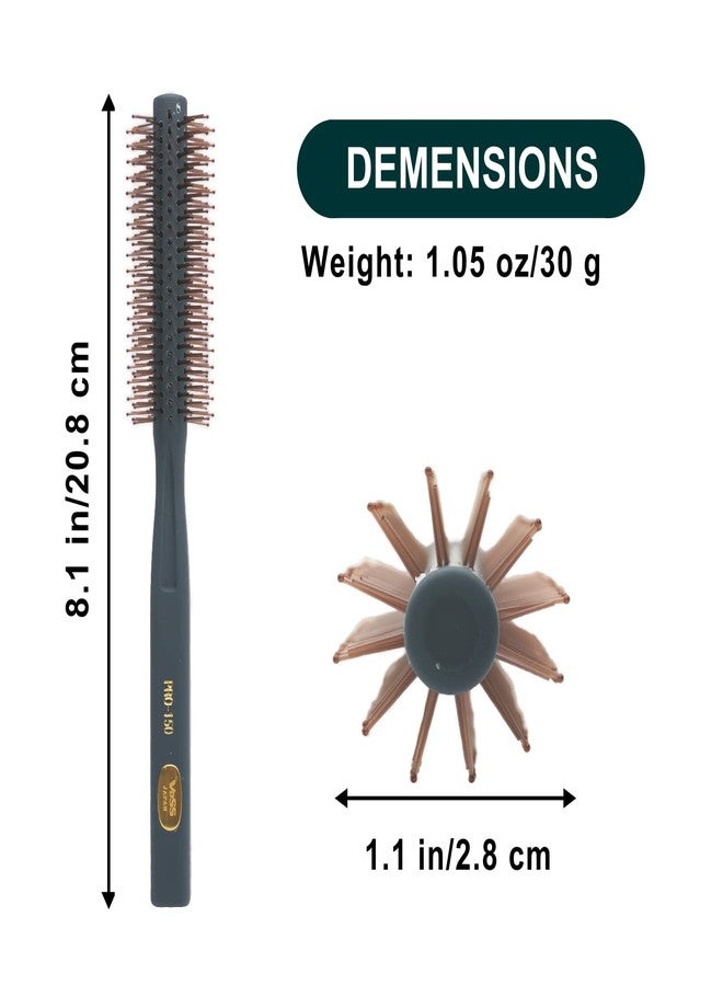 VESS Salon Roll Brush Professional Use PRO-150 For Short Hair and Medium Hair-D28 mm-Made in Japan - Image 2