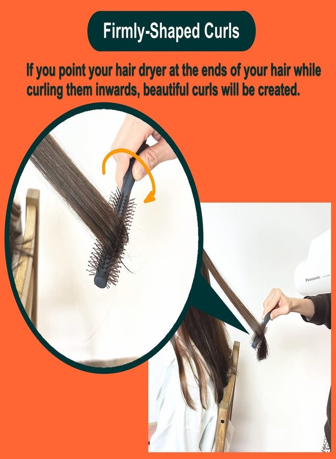 VESS Salon Roll Brush Professional Use PRO-150 For Short Hair and Medium Hair-D28 mm-Made in Japan - Image 5