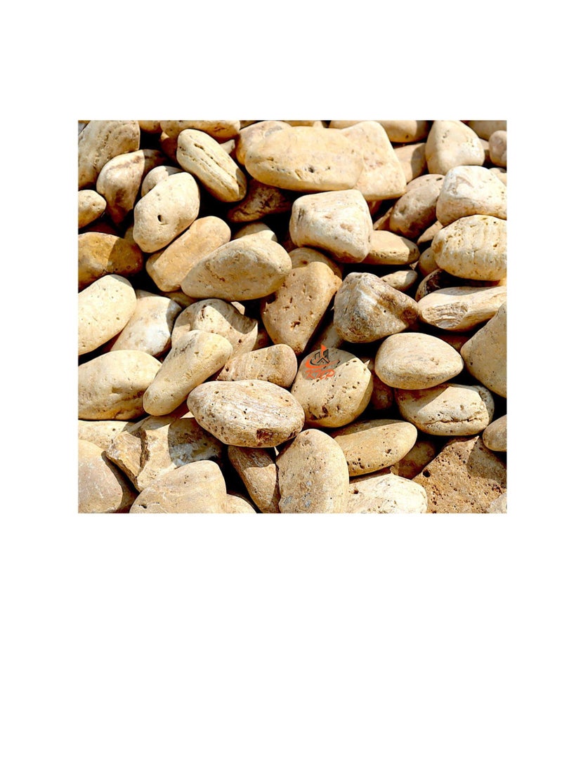 KNP Yellow Forest River Stone Natural Garden Material 5-8 cm 5kg - Image 2