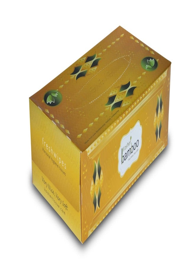Kosher Bamboo Facial Tissue Box/Car Tissue | 150 Pulls Each X 4 Pack | Made of Pure bamboo Pulp - 2 Ply | Soft tissue | Strong & Absorbent | Total 600 Pulls (pack of 4) - Image 4