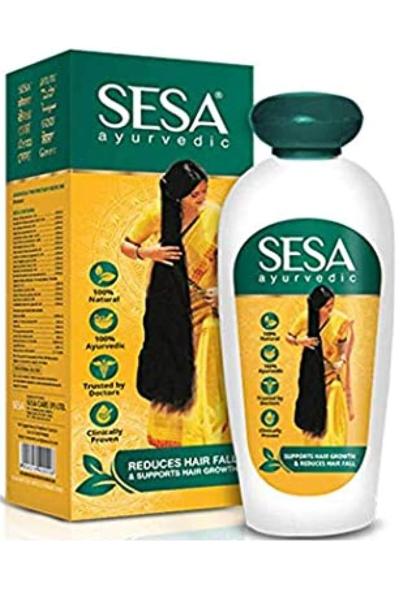 سيسا زيت  الأيورفيدا من سيسا الهندي الأصلي –  لتقوية ولتطويل الشعر ووقف التساقط – أعشاب هندية طبيعية – لمعان ونعومة فائقة – مناسب للكبار والأطفال– 200 مل - Image 1