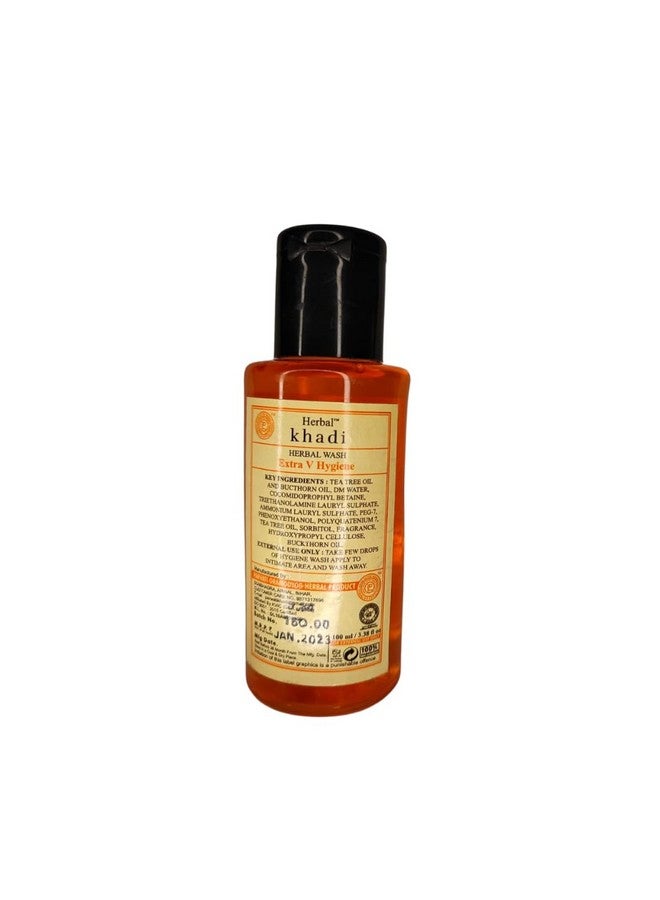 Khadi Herbal Herbigiri Herbal Intimate Hygiene Herbigiri Herbal V-Wash || SLS and Paraben Free || Suitable for Daily Wash || Maintain skin pH balance || Pack of 4 (400ml) - Image 2