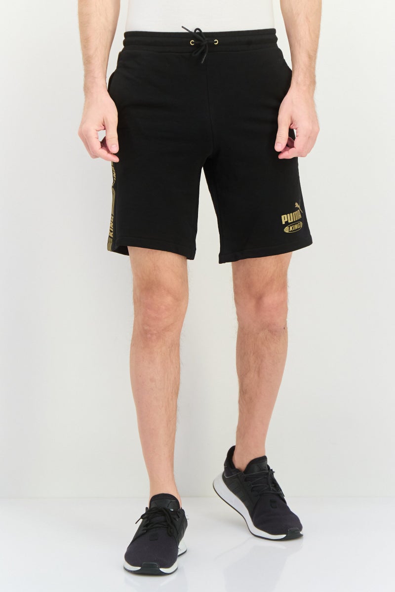 PUMA شورتات رياضية للرجال، مناسبة، خارجية، سوداء - Image 1