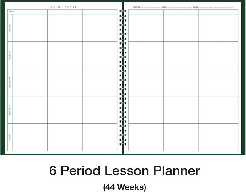 WARD Combination 9-10 Week Class Record + 6 Period Lesson Plan Book - Image 3