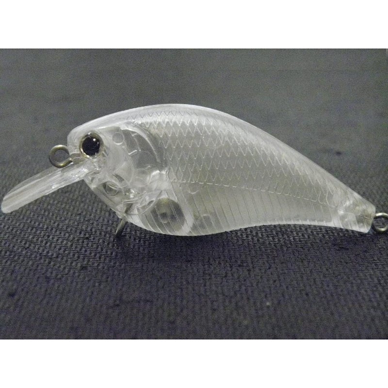 wLure 10 Blank Unpainted Crankbait Wide Wobble Slow Floating 1.5 Model Fishing Lures with Free Eyes UPHC15 - Image 1
