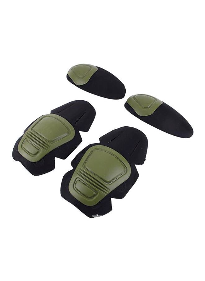 NIBEMINENT 4-Piece Knee And Elbow Pad Set 20x12x2centimeter  - Image 1
