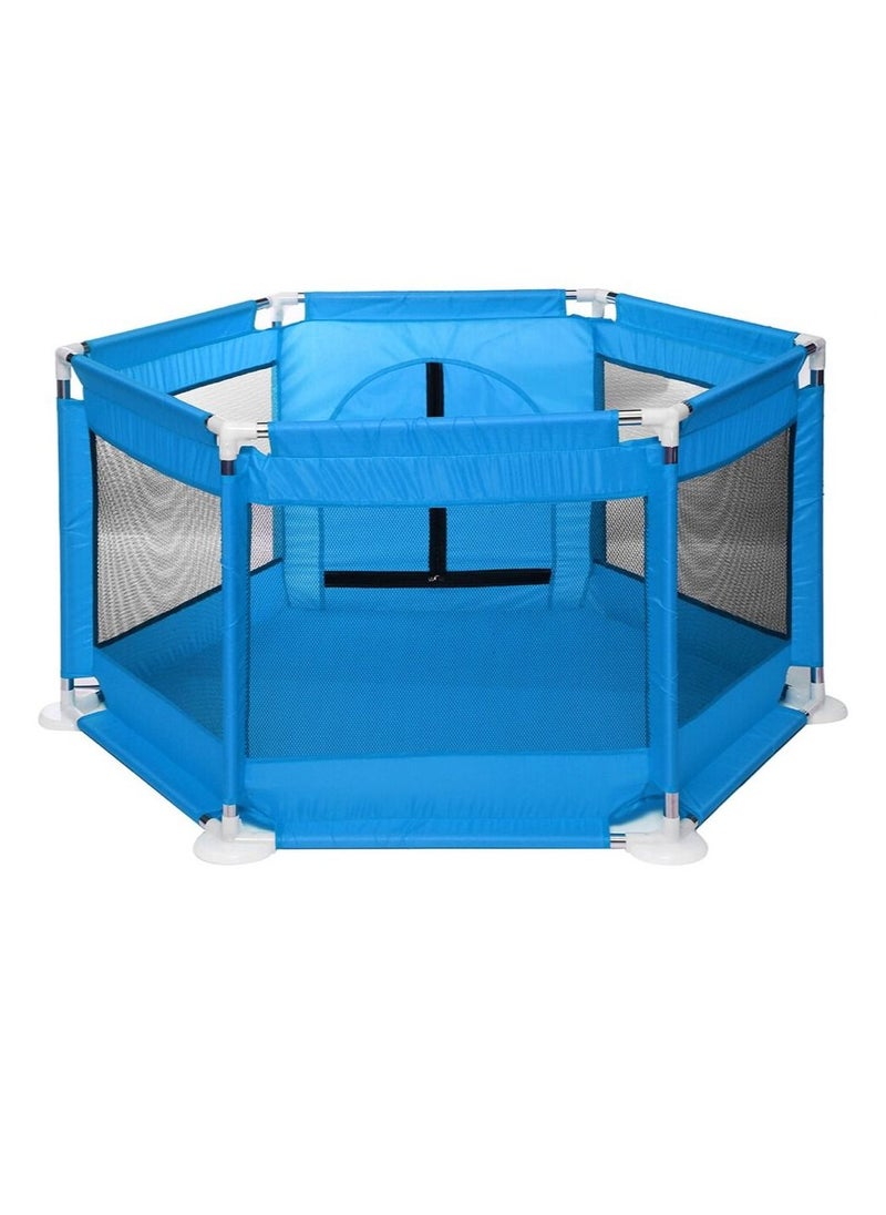 Pikkaboo - MyFunPlay Portable Playpen with 30 Free balls - Blue - Image 1