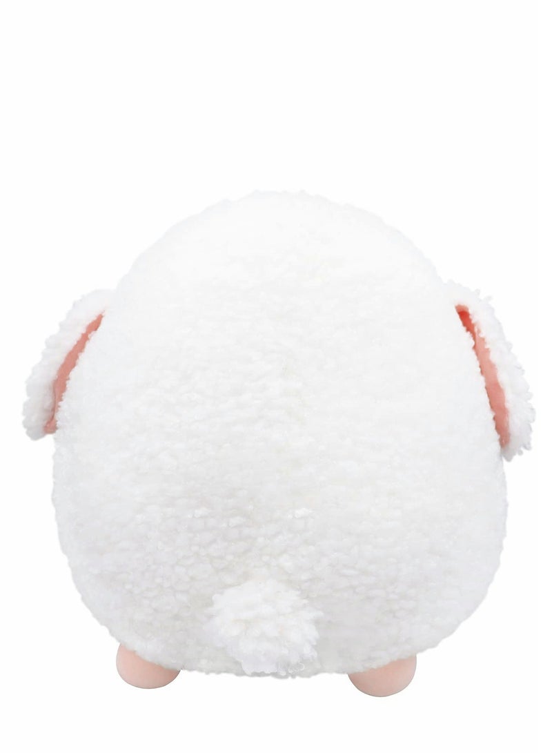 Excefore Lamb Plush Pillow, Plush Cute Stuffed Animal Soft Hugging Pillow, Kawaii Plushie Mini Plush Pillows for Kids Adults, White（9.05”，Small） - Image 3
