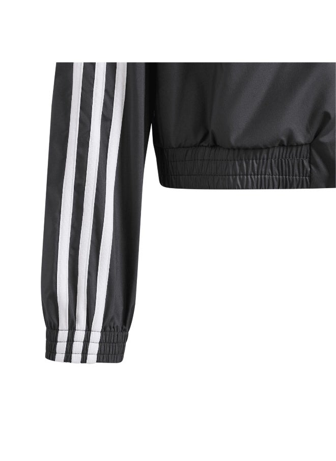 Adidas adidas Jg Tr-Es 3S Jk Black Training Jackets 5-6Y  - Image 5