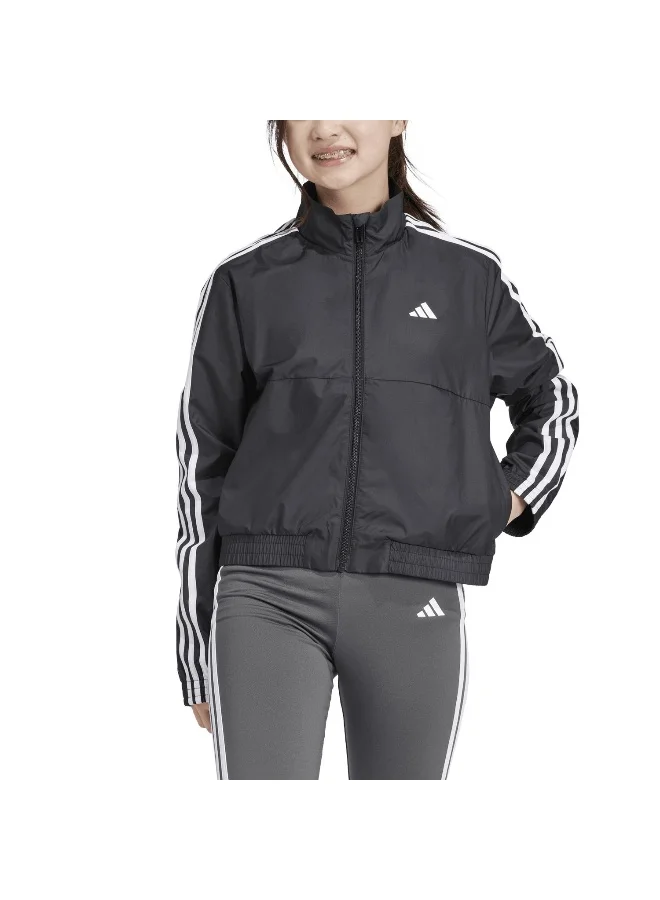 Adidas Jg Tr-Es 3S Jk Black Training Jackets 5-6Y