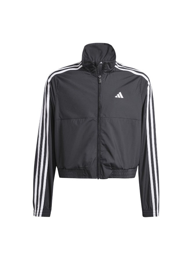 Adidas adidas Jg Tr-Es 3S Jk Black Training Jackets 5-6Y  - Image 2