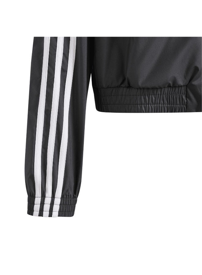 Adidas adidas Jg Tr-Es 3S Jk Black Training Jackets 5-6Y  - Image 5
