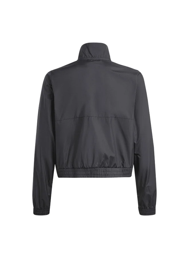 Adidas Jg Tr-Es 3S Jk Black Training Jackets 5-6Y