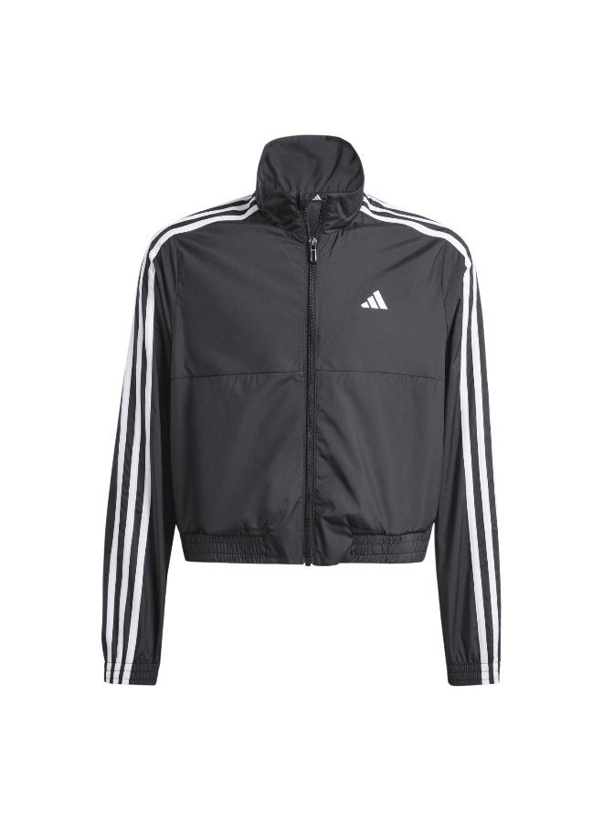 Adidas adidas Jg Tr-Es 3S Jk Black Training Jackets 5-6Y  - Image 1