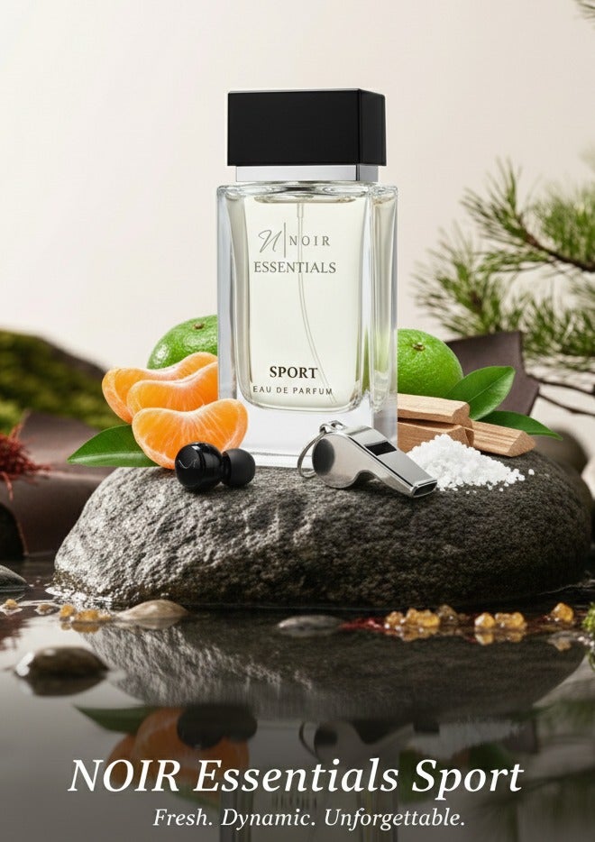 نوير إسينشالز سبورت أو دو بارفان  مل – عطر منعش حمضي بحري خشبي، عطر رياضي يدوم طويلاً للرجال والنساء - Image 3