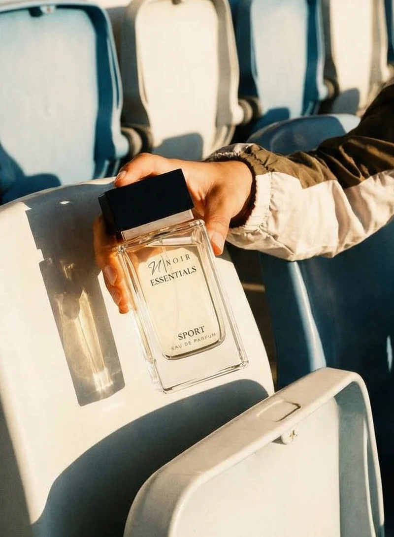 noir Essentials Sport Eau De Parfum 80ml – Fresh Citrus Marine Woody Scent, Long-Lasting Sporty Fragrance for Men & Women