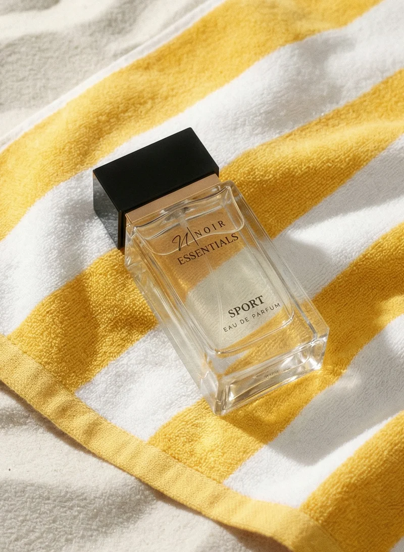 noir Essentials Sport Eau De Parfum 80ml – Fresh Citrus Marine Woody Scent, Long-Lasting Sporty Fragrance for Men & Women