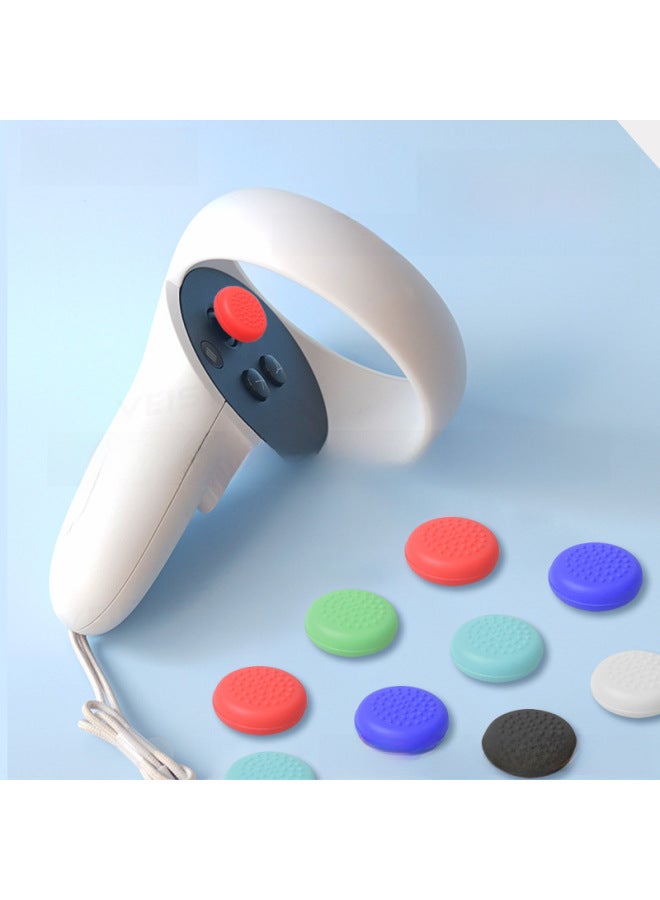 Oculus Quest 2/quest 2 Handle Rocker Cap VR Accessories Silicone Shell Silicone Anti-slip Pico-Product Color:VR2 Brown Bottom White Claw (1 Rocker Cap Price)  - Image 5