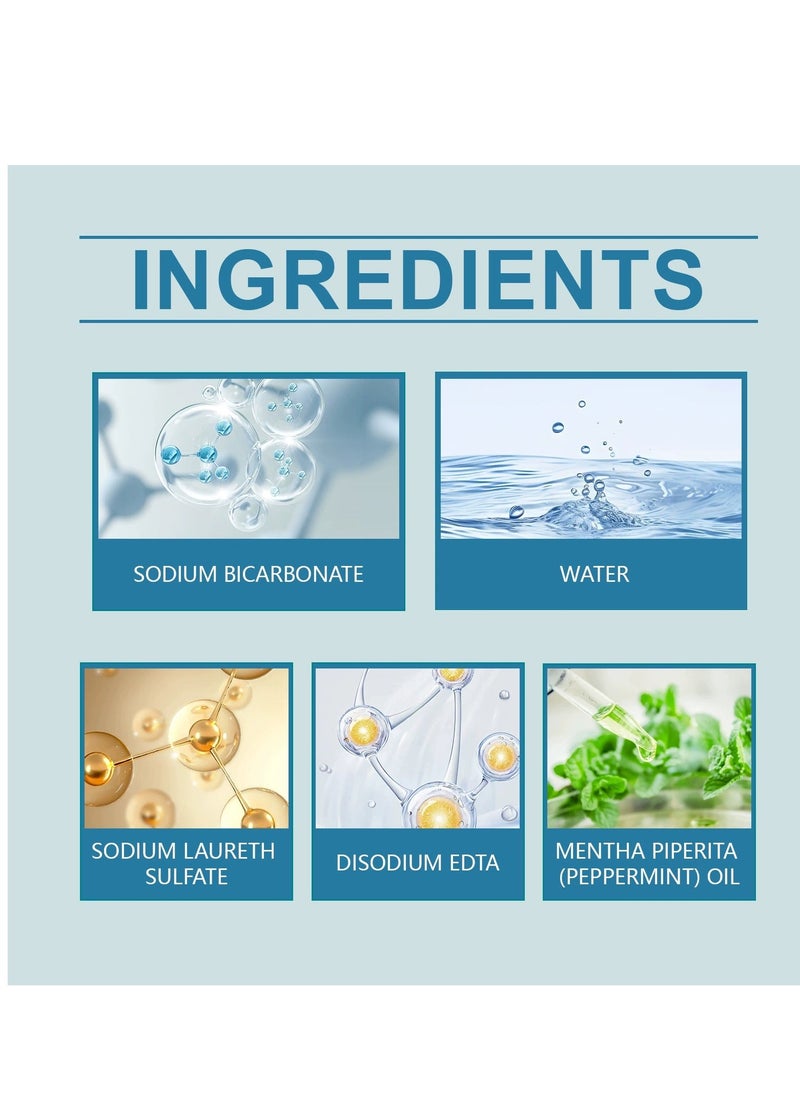 ORALHOE 50 مل رغوة منظف مثبت الأسنان، رغوة تبييض، رغوة تنظيف بيضاء، منظف مثبت أبيض للمثبتات، المثبتات وأجهزة الحماية الليلية للأسنان، صواني الفم للحماية الليلية - Image 5