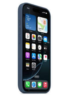 Silicone iPhone 16 Pro Max Silicone Case with MagSafe – Denim  - Image 2