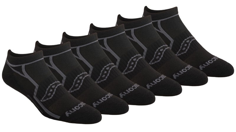 جوارب ساوكوني الرجالية Performance Comfort Fit No-Show Socks Multi-Pack Mesh Ventilating Comfort Fit Performance No-Show Socks - Image 1