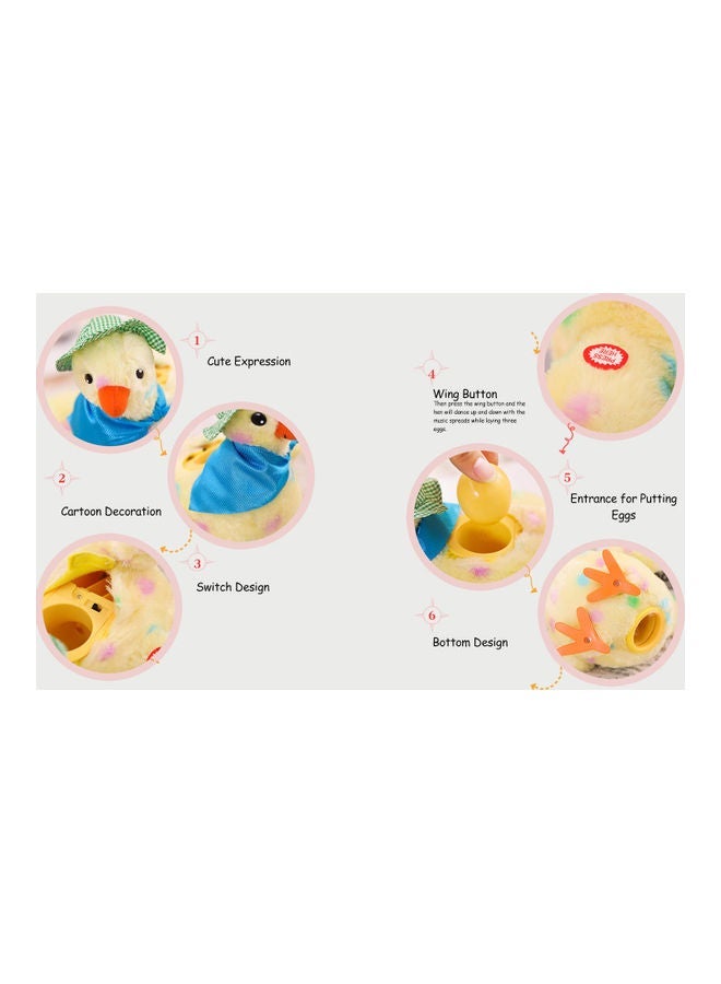 NIBEMINENT Laying Hen Plush Toy 11.02inch - Image 2