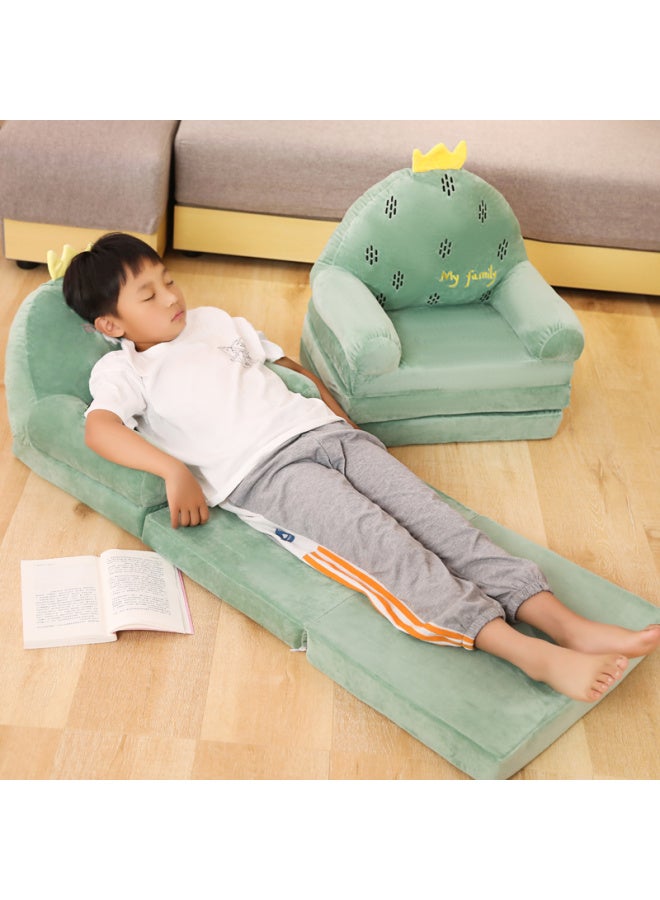 Making A Living Children's Sofa Girl Princess Baby Sofa Chair Folding Lazy Cartoon Kindergarten Seat Gift Birthday-Specifications:50*40* 47cm-Color:Four-layer Style Remarks - Image 5