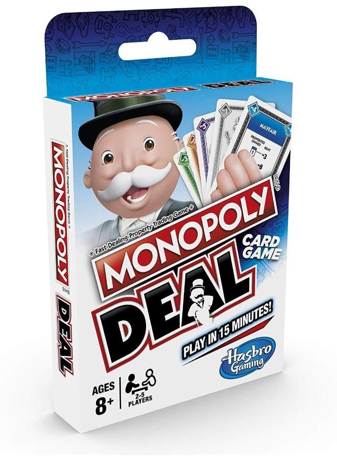Monopoly Deal Quick-Playing Card Game for Families, Kids Ages 8 and Up and 2-5 Players - Image 3