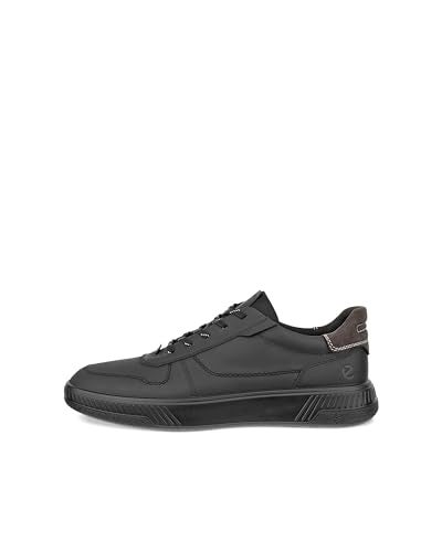 ECCO Men's Move Casual Lace Up Sneaker, Black/Magnet Suede, 8-8.5 - Image 3