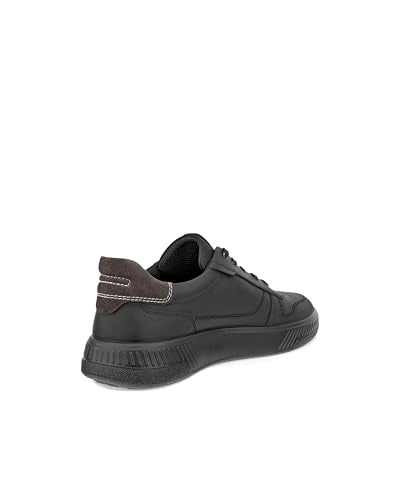 ECCO Men's Move Casual Lace Up Sneaker, Black/Magnet Suede, 8-8.5 - Image 5